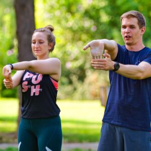 Blog Galerie Personal Training Hände stretchen